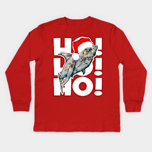 Ho Ho Ho Kids Long Sleeve T-Shirt